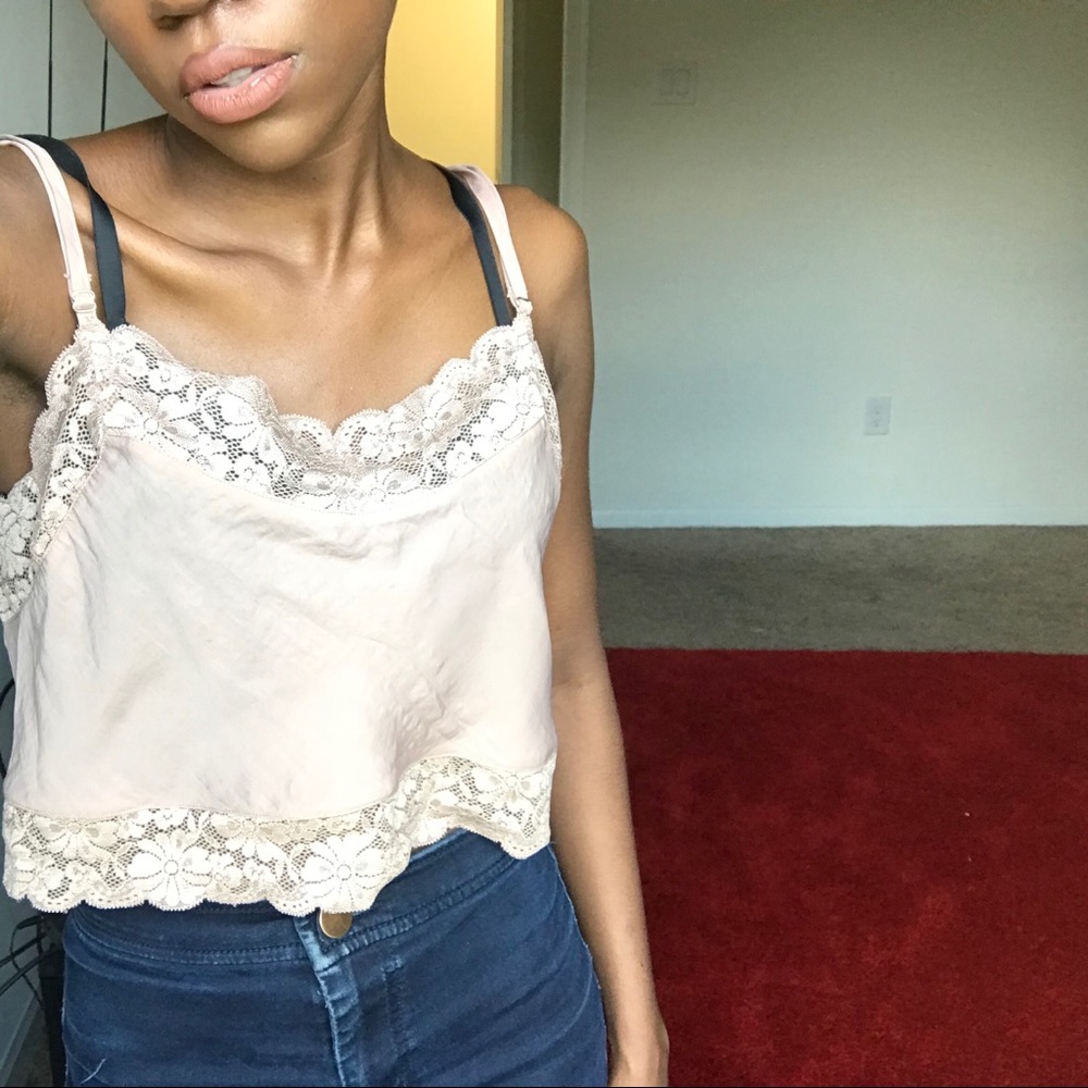 Brandy Melville Dionne Slip Tank (Blush)